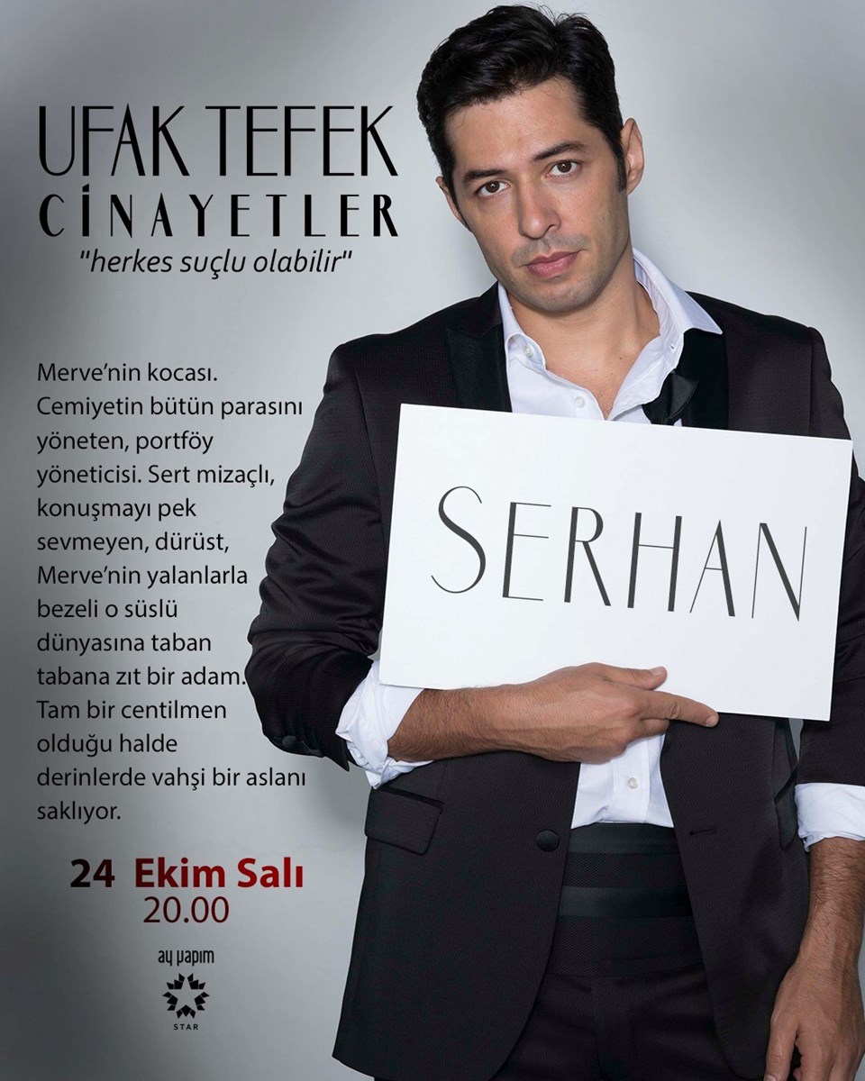  Fırat'ın oynadığı Ufak Tefek Cinayetler'in ilk bolum Star TV'de yayınlandı.
